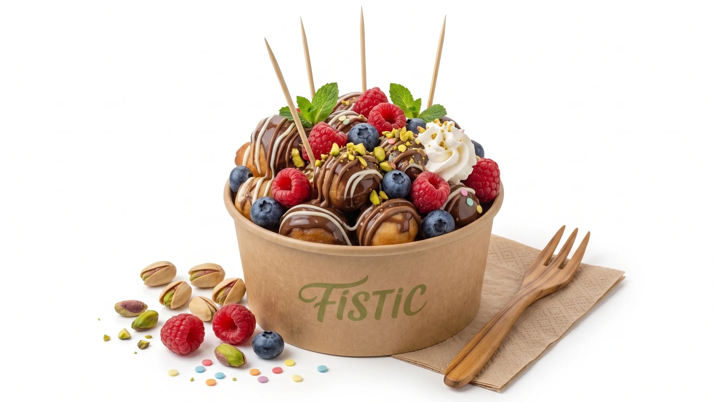 Mini-Gogosi cu Fructe